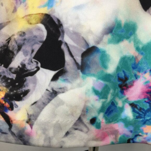 Parker Women's Multicolor Open Flare Mini Dress Size XS - Picture 10 of 16